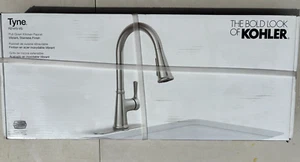 Kohler R21415-VS Tyne Single-Handle Pull-Down Kitchen Faucet Vibrant Stainless - Picture 1 of 2