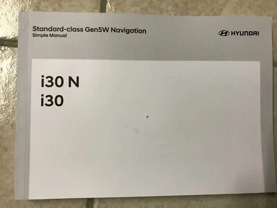 HYUNDAI i 30 Navigation class Gen 5W 2021 Bedienungsanleitung Manual.Manuel NAVI - Bild 1 von 4