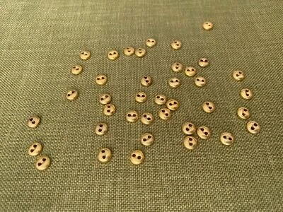 Metal Knopf Knöpfe 40 stück Gold Glänzend 6,mm - Bild 1 von 4