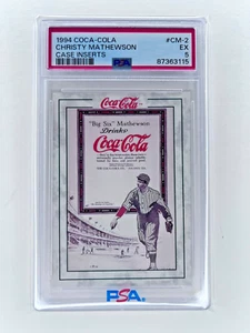 1994 COCA-COLA Tuff Stuff #CM-2 CHRISTY MATHEWSON CASE INSERT - Picture 1 of 3