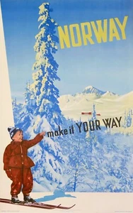 NEBO  ET WILSE - NORWAY MAKE IT YOUR WAY for the Ski - 1952 - Afbeelding 1 van 1