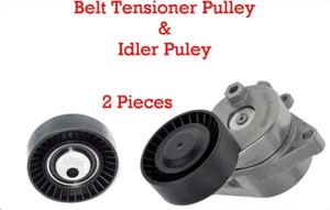 Belt Tensioner Assy & Idler Pulley Fit:BMW 323 325 328 330 525 528 530 X3 5 Z3 4 - Picture 1 of 3