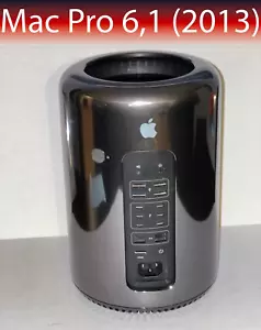Mac Pro 6,1 Apple Mac Pro 2013 10-Core 3GHz CPU/500GB SSD/32GB RAM/D300/Monterey - Picture 1 of 2