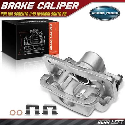 Pinza de freno trasera izquierda con soporte para Kia Sorento 2011-2019 Hyundai Santa Fe Foto 1 de 4