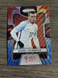 2018 Panini Prizm World Cup Soccer Red Blue Wave #68 Daniel Sturridge - Picture 1 of 2