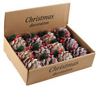 Woodland Pinecone Berry 8cm Christmas Tree Baubles Decorations (Set of 12)