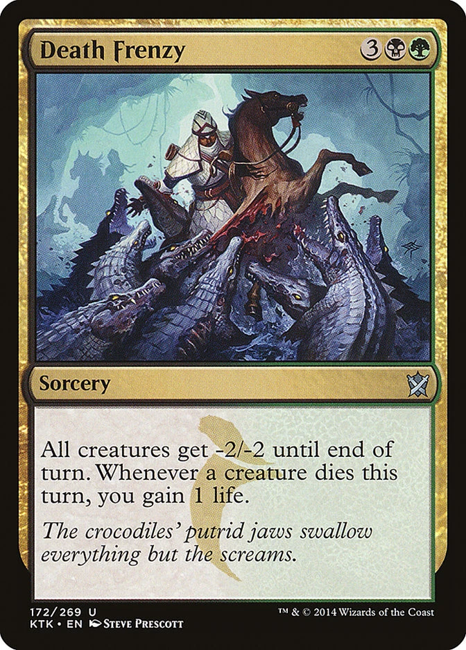 Death Frenzy (172) Khans of Tarkir KTK MTG Magic - Image 1 of 1