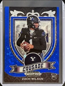 Zach Wilson Rookie - 2021 Panini Prizm Draft Picks - Blue Disco Prizm #168 - Bild 1 von 1