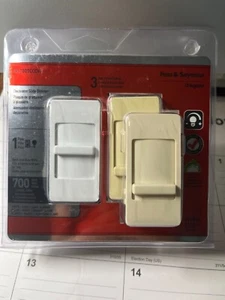 Pass & Seymour WS700TCCCV6 Incandescent Dimmer Switch, Wide-Slide, 700-Watt - Picture 1 of 5