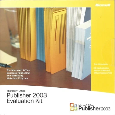 Publisher 2003 Evaluation Kit Microsoft Office With Product Key - Image 1 of 2
