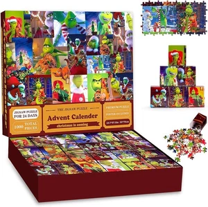 Advent Calendar Jigsaw Puzzle – 24-Day Christmas Challenge – Gift for All Ages - Picture 1 of 7