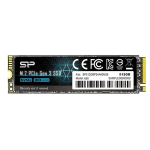 Silicon Power P34A60 M.2 512 GB PCI Express SLC NVMe - Picture 1 of 6