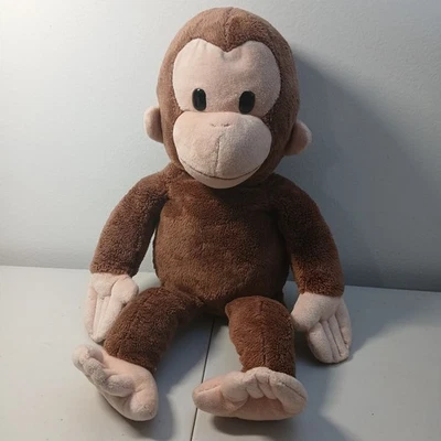 Curious George Brown Peluche Mono Animal Juguete Muñeca 16" Alto Foto 1 de 4