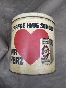 Blechdose 1934 Kaffee HAG Tante Emma Laden alt Werbung Deko Dose - Bild 1 von 11