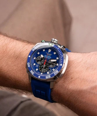 Reloj de cuarzo VE SYSTEMA PERIODICUM HYDROGEN VK67-650A720, ¡leer descripción! Foto 1 de 4