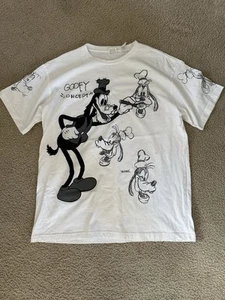 Walt Disney World Goofy 90th Anniversary Drawings Shirt White Size: Large - Picture 1 of 4