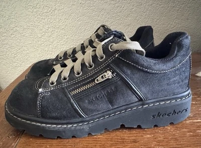 Y2K Skechers Tredd Jammers Negro Grueso Oxfords Plataforma De Colección Para Mujer EE. UU. 7 M 90s Foto 1 de 4