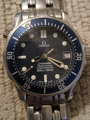 Mens Omega Seamaster Auto Chronometer watch  Blue Dial  23 jewel original box  - Image 1 of 4