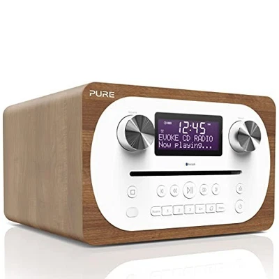 Pure Evoke C-D4 All-in-One Music System with Bluetooth (CD, DAB/DAB+/FM Radio, - Image 1 of 4