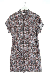 VERO MODA Vestido de manga corta Mujeres Vestido Talla EU 38 marrón-azul-rosa - Imagen 1 de 5