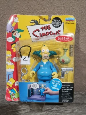 Busted Krusty 小丑可动人偶辛普森一家玩伴 — 第 1/4 张图片