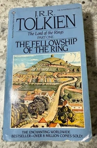 The Fellowship Of The Ring J.R.R. Tolkien Ballatine 1986 Paperback Vintage - Foto 1 di 6