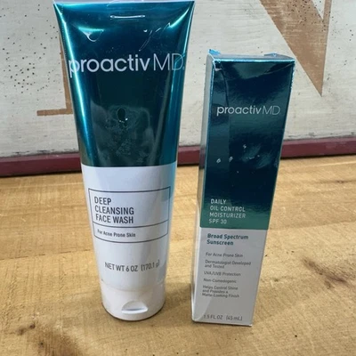 Proactiv MD Deep Cleansing Face Wash + Broad Spectrum Sunscreen SPF 30 Sealed - Image 1 of 4