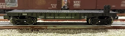 Menards~O Gauge~Chicago And Northwestern Flatcar LN!!!! - Image 1 of 4