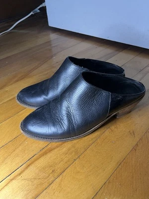 Kelsi Dagger Brooklyn Kellum Block Heel Mules black leather women’s size 8 - Image 1 of 4