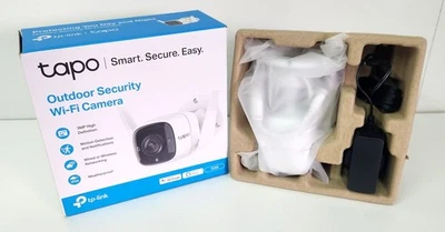 TP Link Tapo Outdoor Security Wi-Fi Camera, TC65, 2K Resolution - Image 1 of 4