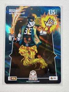 2025 Bo Jackson Battle Arena World Champions Foil Fire Cooper Dejean Degenie - Picture 1 of 2