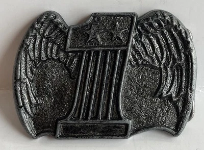 Harley Davidson Evil Knievel años 70 motocicleta con alas #1 hebilla de cinturón de colección Foto 1 de 4