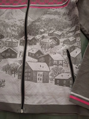 CMP Sweatjacke Skijacke Gr. L Damen Grau Pink neu mit Etikett  - Bild 1 von 4