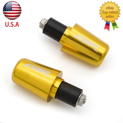 Para Honda CBR954RR CBR929RR CBR900RR CNC Manillar Extremos Manija Empuñaduras Tornillos Logo Foto 1 de 4