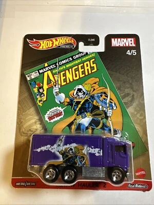 HOT WHEELS PREMIUM MARVEL Comics HIWAY HAULER 2 AVENGERS NEW - Image 1 of 4