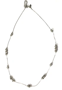 Collar Estación Chico Colgante Estrás - 39 pulgadas de Largo - Imagen 1 de 12