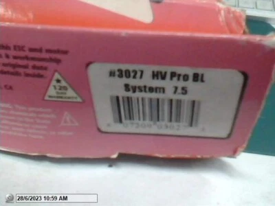 Traje NOS HV Pro Combo 7.5T 1/8 Novak Racing parte #3027 Foto 1 de 4