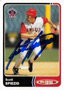 Scott Spiezio autographed baseball card (Anaheim Angels) 2003 Topps Total #876 - Picture 1 of 1