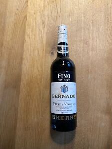Biete 1 x Flasche Fino Dry Seco  Bernado Sherry 17% 750 ml