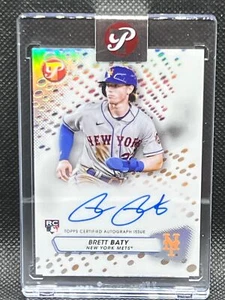2023 Topps Pristine BRETT BATY AUTO NEW YORK METS RC PA-BB - Picture 1 of 2