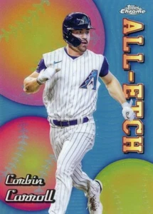 2024 Topps Chrome Corbin Carroll Chrome All Etch #CAE-15 - Arizona Diamondbacks - Picture 1 of 3