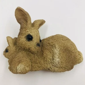 Vtg Animal Magnetism Bunny & Baby Bunnies Rabbit Fridge Refrigerator Magnet 1992 - Picture 1 of 6