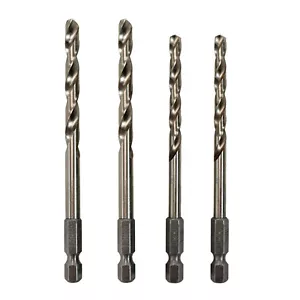 BOSCH Metallbohrer 1/4" Hex Bit Bohrer Spiralbohrer 4tlg Set HSS-G Ø5mm + Ø6mm - Bild 1 von 2