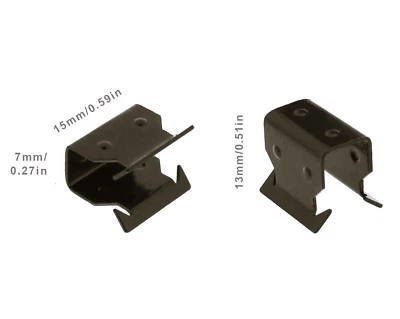 FITS MG FORD COWL SCUTTLE PANEL TRIM CLIPS METAL CLAMP FRONT BELOW WINDSCREEN - Image 1 of 4