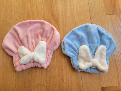 5 toallas de microfibra para secado de cabello envolturas para la cabeza  Foto 1 de 2