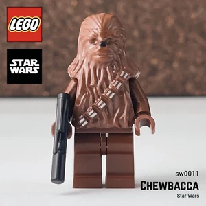 🌈 LEGO Chewbacca (Brown) sw0011 Minifigure Star Wars - Imagen 1 de 7