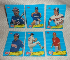 1986 FLEER--FUTURE HALL OF FAMERS--6 CARD SET--N. RYAN--T. SEAVER--R. JACKSON - Bild 1 von 1