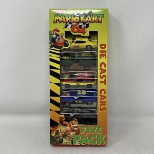 Mario Kart 64 Racing Champions Set of 5 Die Cast Cars Street Wheels New In Box - Picture 1 of 6