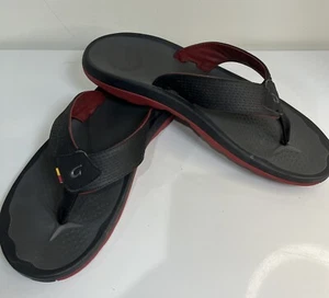 Olukai Herren Imaka Flip Flop Sandale schwarz Gr. 11-12 Strand Urlaub Pool Komfort - Bild 1 von 8