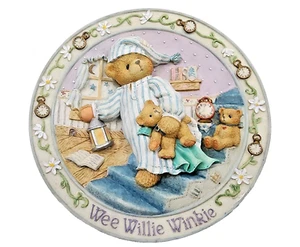 Cherished Teddies Plate - Wee Willie Winkie "Good Night, Sleep Tight" - Picture 1 of 6